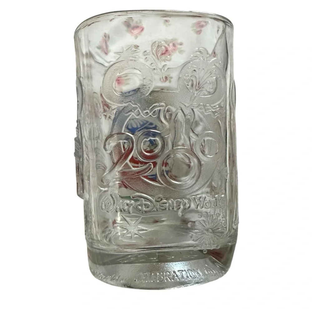 McDonald's Glass Mug with Mickey Mouse Design